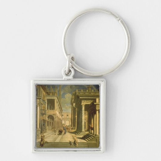 Emperor Augustus en de Sibyl, 1535 Sleutelhanger (Voorkant)