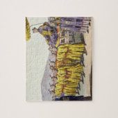 Emperor Ch'ien Lung, vervoerd in Triumph, bord 18  Legpuzzel (Verticaal)