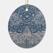 Emperor Dragon Design Detail 19e eeuw China Keramisch Ornament (Links)