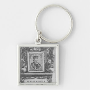 Emperor Ferdinand I , koning van Bohemia Sleutelhanger