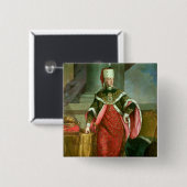 Emperor Francis I Heilige Romeinse keizer Vierkante Button 5,1 Cm (Voorkant /achterkant)