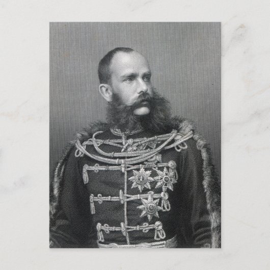 Emperor Franz Joseph I van Oostenrijk Briefkaart (Voorkant)