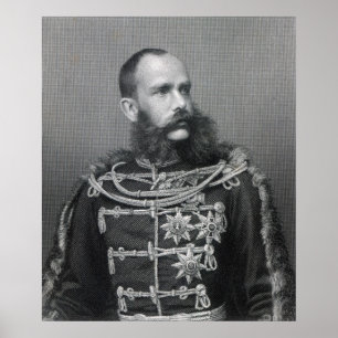 Emperor Franz Joseph I van Oostenrijk Poster