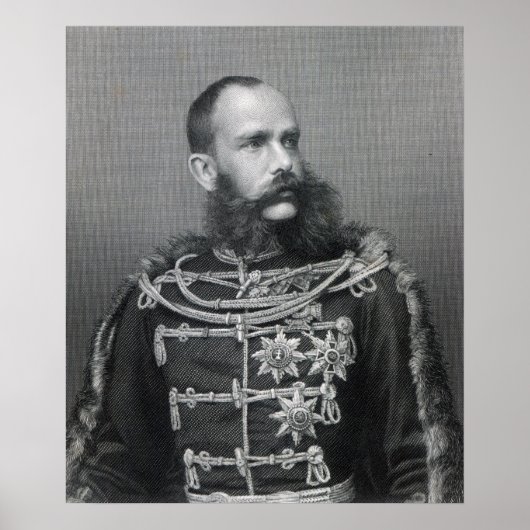 Emperor Franz Joseph I van Oostenrijk Poster (Voorkant)