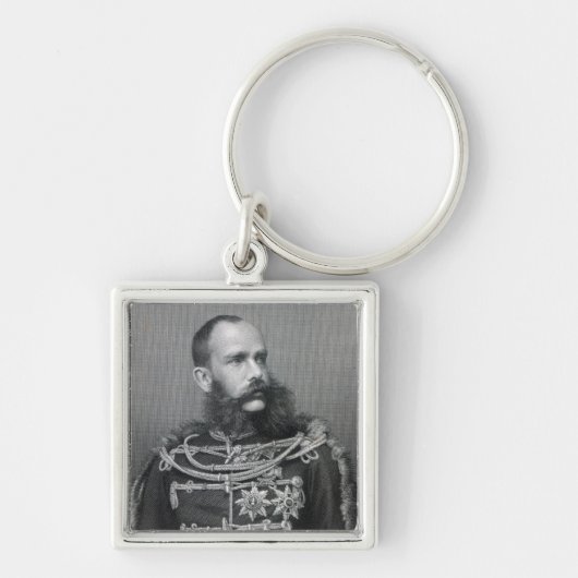 Emperor Franz Joseph I van Oostenrijk Sleutelhanger (Voorkant)