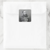 Emperor Franz Joseph I van Oostenrijk Vierkante Sticker (Tas)