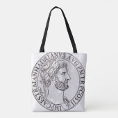 Emperor Hadrian Tote Bag (Achterkant)