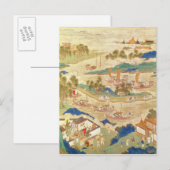 Emperor Hui Tsung die doorboord stenen vervoert Briefkaart (Voorkant / Achterkant)