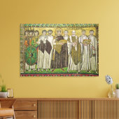 Emperor Justinius I Canvas Afdruk (Insitu (Woonkamer))