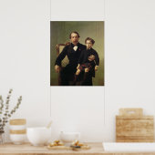 Emperor Louis-Napoleon Bonaparte en zijn zoon Poster (Keuken)