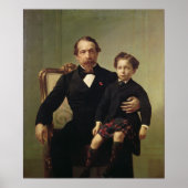 Emperor Louis-Napoleon Bonaparte en zijn zoon Poster (Voorkant)