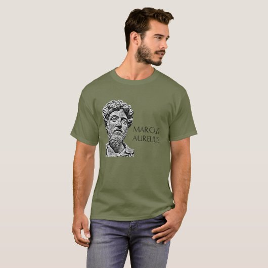 Emperor Marcus Aurelius T-shirt (Voorkant volledig)