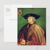 Emperor Maximilian I Briefkaart (Voorkant / Achterkant)