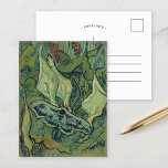 Emperor Moth | Vincent van Gogh Briefkaart<br><div class="desc">Emperor Moth (1889) van Vincent van Gogh is een delicate en ingewikkelde afbeelding van een mot tegen een getextureerde achtergrond. Het schilderij legt de schoonheid van dit gevleugelde wezen vast met nauwgezette aandacht voor de patronen en kleuren, waarbij de karakteristieke penseelstreken van Van Gogh worden gecombineerd met een naturalistische benadering....</div>