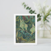 Emperor Moth, Vincent van Gogh Briefkaart (Staand voorkant)