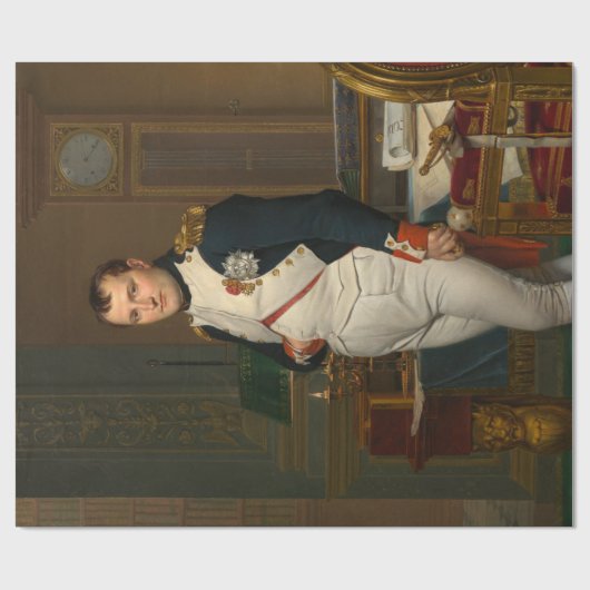 Emperor Napoleon Bonaparte bij de Tuileries Cadeaupapier (Vlak)