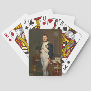 Emperor Napoleon Bonaparte bij de Tuileries Pokerkaarten