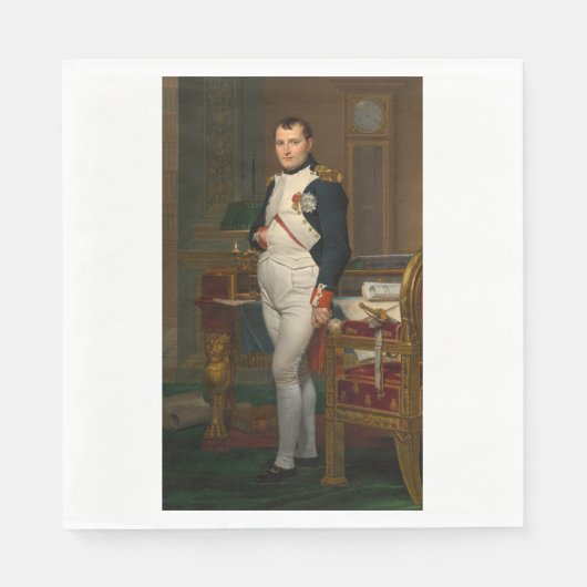 Emperor Napoleon Bonaparte bij de Tuileries Servet (Voorkant)