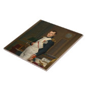 Emperor Napoleon Bonaparte bij de Tuileries Tegeltje (Zijkant)