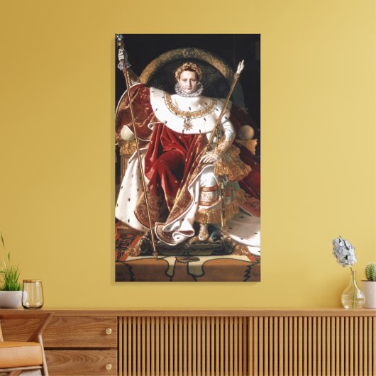 Emperor Napoleon Bonaparte Canvas Afdruk (Insitu (Woonkamer))
