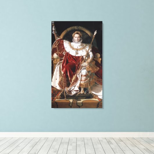 Emperor Napoleon Bonaparte Canvas Afdruk (Insitu (Houten vloer))