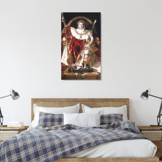 Emperor Napoleon Bonaparte Canvas Afdruk (Insitu (Slaapkamer))