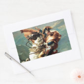 Emperor Napoleon Boneparte van Frankrijk Rechthoekige Sticker (Envelop)