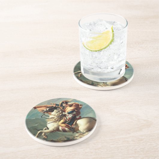 Emperor Napoleon Boneparte van Frankrijk Zandsteen Onderzetter (Zijkant)