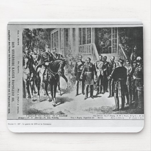 Emperor Napoleon III en Kaiser Wilhelm I Muismat (Voorkant)