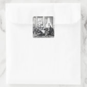 Emperor Napoleon III Vierkante Sticker (Tas)