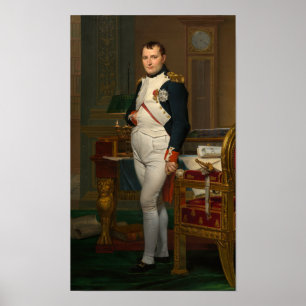 Emperor Napoleon in zijn studie op de Tuileries Poster