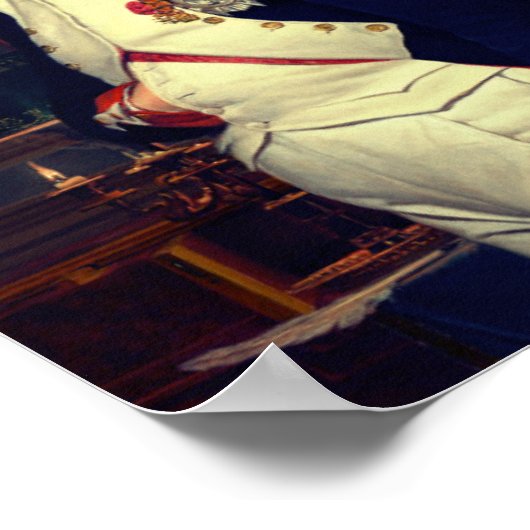 Emperor Napoleon in zijn studie op de Tuileries Poster (Hoek)