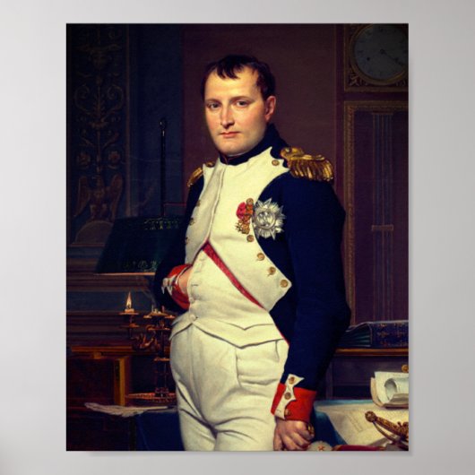 Emperor Napoleon in zijn studie op de Tuileries Poster (Voorkant)