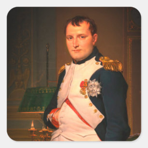 Emperor Napoleon in zijn studie op de Tuileries Vierkante Sticker