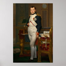 Emperor Napoleon in zijn studie van David - Poster