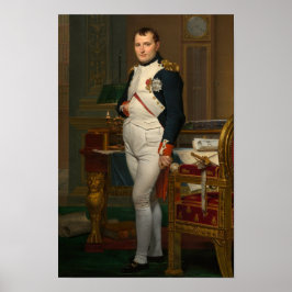Emperor Napoleon in zijn studie van David - Poster