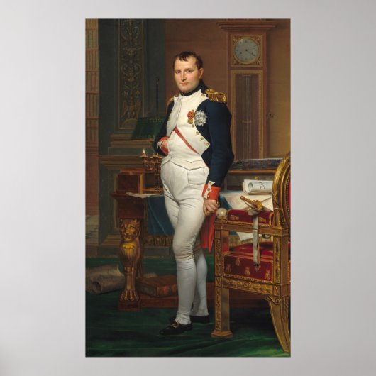 Emperor Napoleon - Jacques-Louis David Fine Art Poster (Voorkant)
