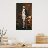 Emperor Napoleon - Jacques-Louis David Fine Art Poster (Keuken)
