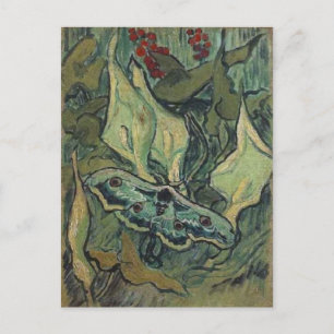 Emperor of Great Peacock Moth Van Gogh Fine Art Briefkaart