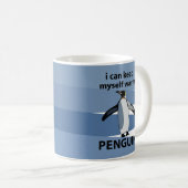 Emperor Penguin Animal Funny Koffiemok (Voorkant rechts)