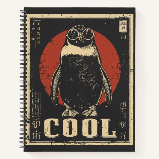 Emperor Penguin Antarctic Chill Ontwerp Notitieboek (Voorkant)