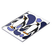 Emperor Penguin Art Abstract Design Notitieboek (Linkerzijde)