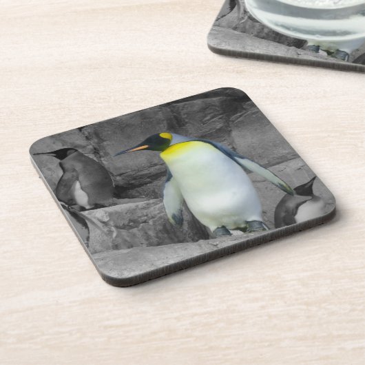 Emperor Penguin Bier Onderzetter (Linkerzijde)