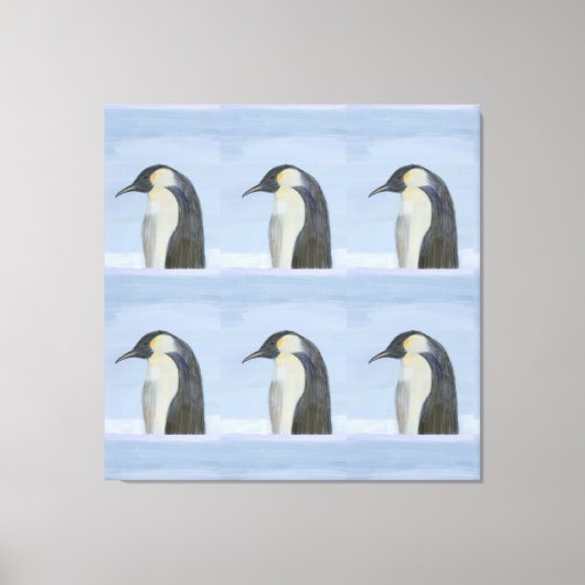 Emperor Penguin Canvas Afdruk (Voorkant)