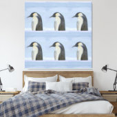 Emperor Penguin Canvas Afdruk (Insitu (Slaapkamer))