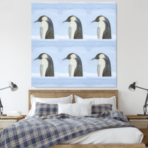 Emperor Penguin Canvas Afdruk
