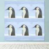 Emperor Penguin Canvas Afdruk (Insitu (Houten vloer))