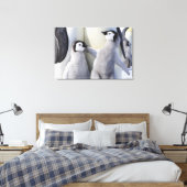 Emperor Penguin Chick Canvas Afdruk (Insitu (Slaapkamer))