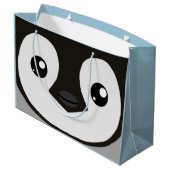 Emperor Penguin Chick Gift Bag Groot Cadeauzakje (Achterkant Gekanteld)