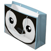 Emperor Penguin Chick Gift Bag Groot Cadeauzakje (Voorkant Gekanteld)